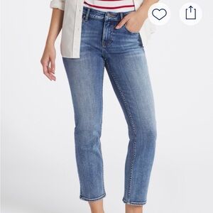 Vigoss Slim Straight Leg Ankle Jeans